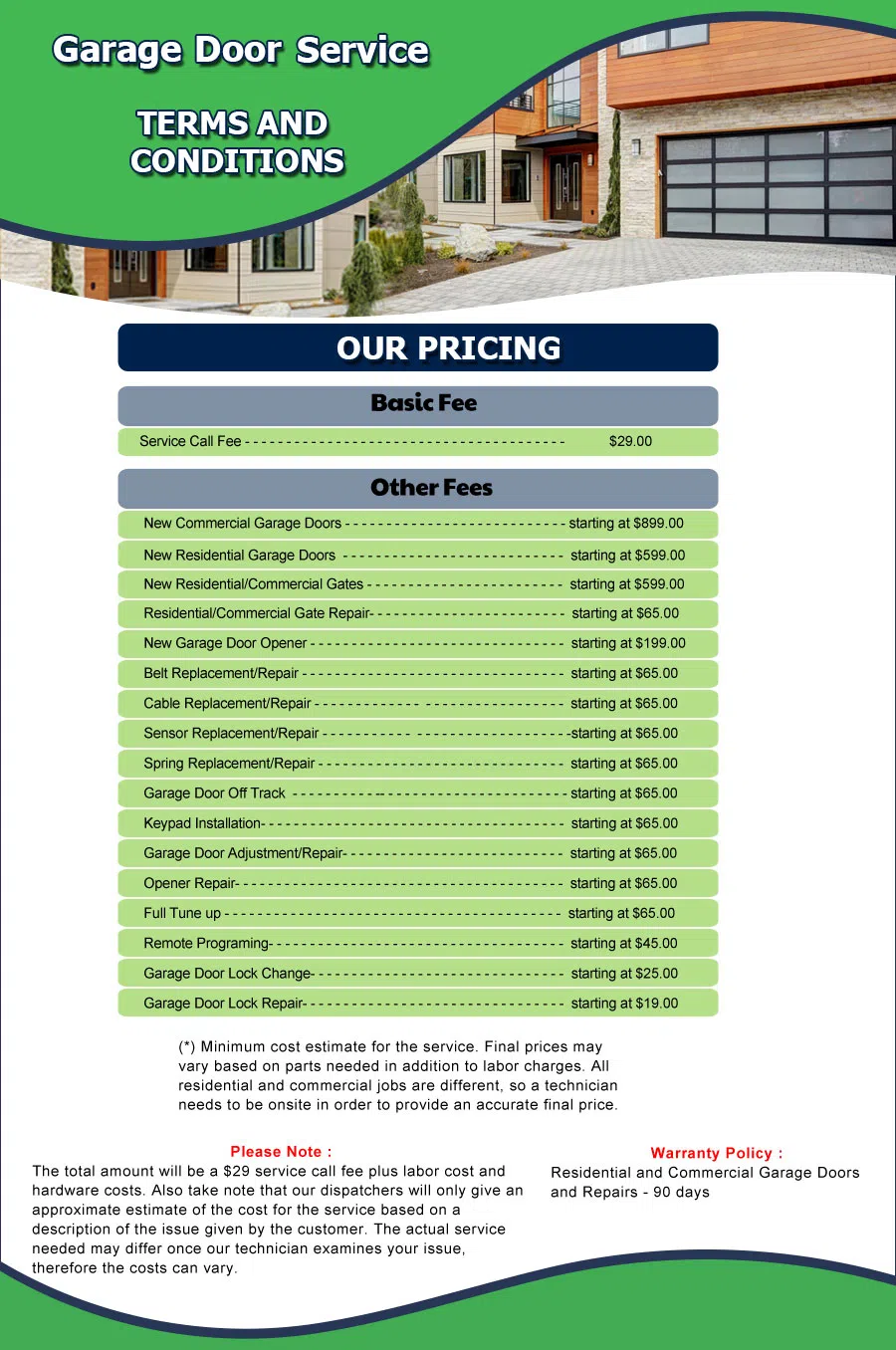 Neighborhood Garage Door Duluth, GA 770-852-5854