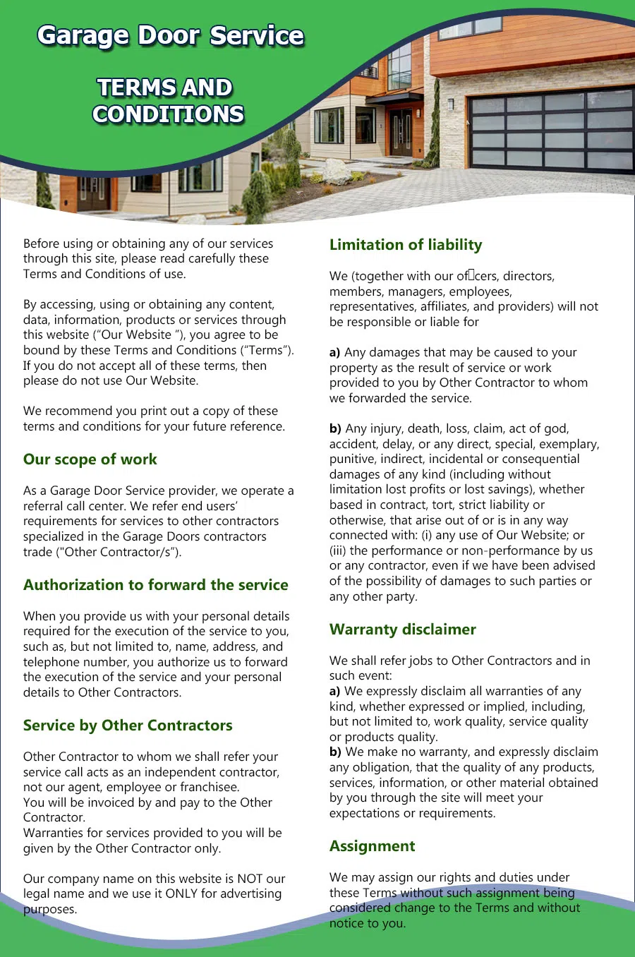 Neighborhood Garage Door Duluth, GA 770-852-5854